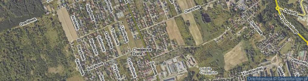 Zdjęcie satelitarne Skrzetuskiego Jana ul.